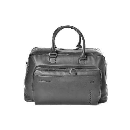 Leather Travel Bag Piquadro BV5444S110/N Color Black