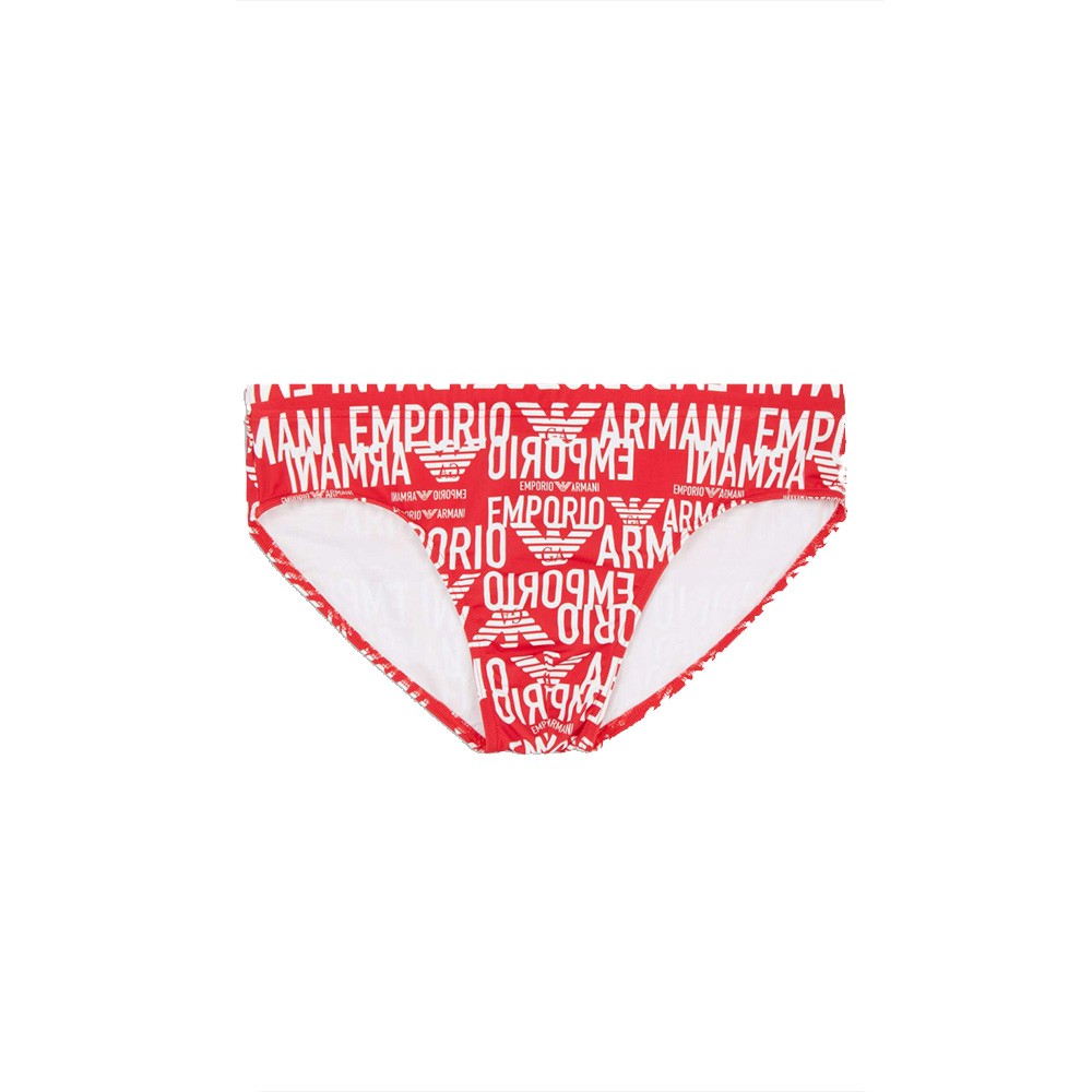 Swimsuit Slip EA7 Emporio Armani 211723 1P409 Color Red and White