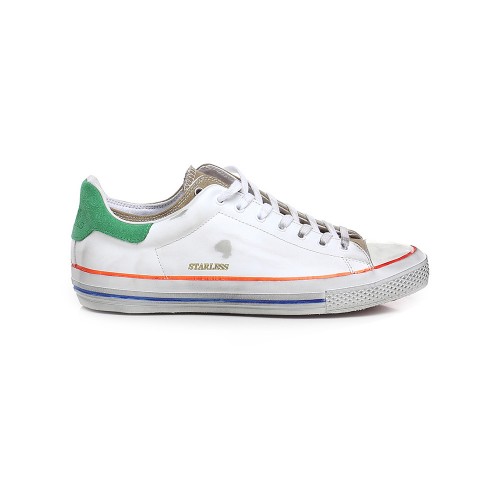 Leather Sneakers Hidnander STARLESS HB1WS650 Color White...