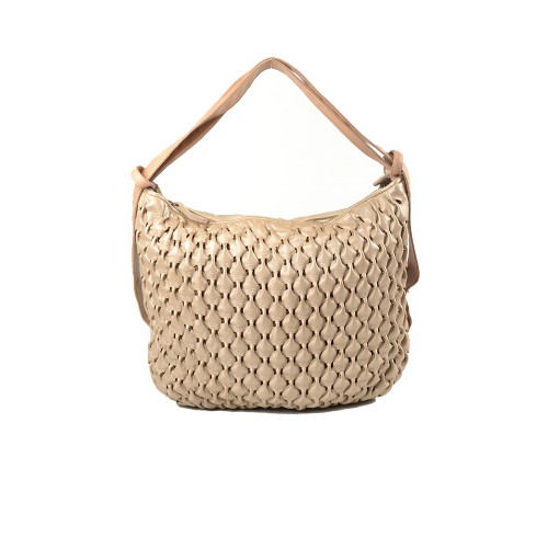 Leather Bag Reptile´s House H510V84131 Color Beige