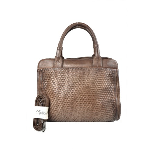 Leather Bag Reptile´s House BOH472V99846 GHIANDA Color...