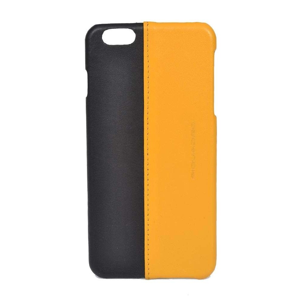 Case for Iphone 6 plus Piquadro AC3441S80/G Color Black and Yellow