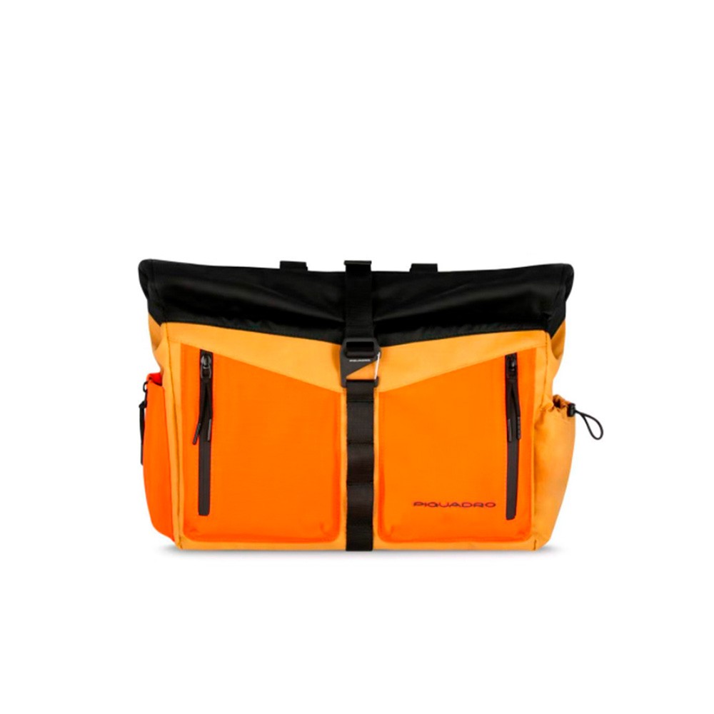 Bolsa / Bandolera, Piquadro CA5672S120/G color mostaza, naranja y negro