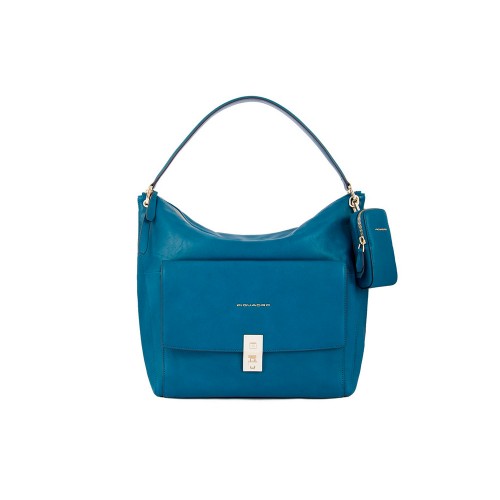 Leather Bag Piquadro BD5510DF/OT2 Color Blue