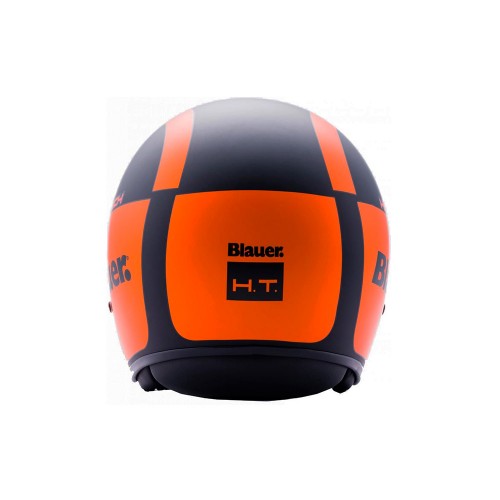 Casco, Blauer, modelo PILOT 1.1 G, en color naranja y negro