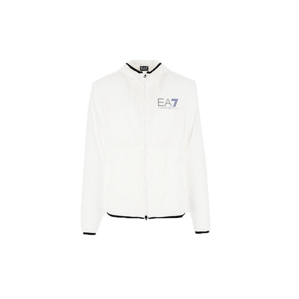 Windbreaker Jacket EA7 Emporio Armani 3GPB09 PNN8Z Color White
