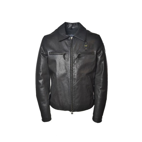 Leather Jacket Blauer WBLUL01124 Color Black