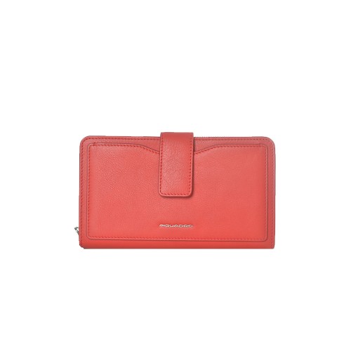 Leather Wallet Piquadro PD1354S119R/R Color Red