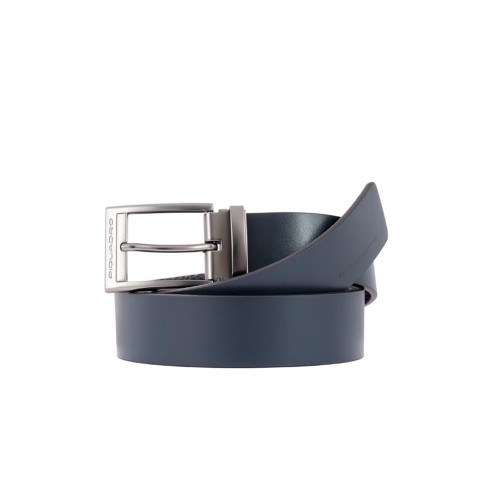 Cintura in Pelle Piquadro CU5724S118/BLU Colore Blu Navy