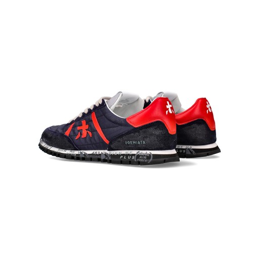 Sneakers, Premiata model Sean 5729, in navy blue and red