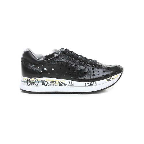 Sneakers de Piel Premiata CONNY 5641 Color Negro
