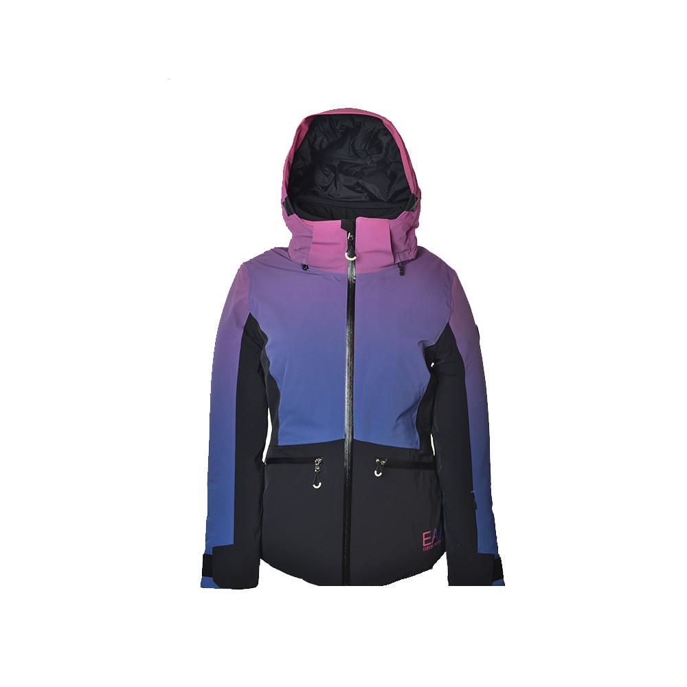 Ski technical jacket EA7 Emporio Armani 6LTG04 TN44Z gradient lilac color