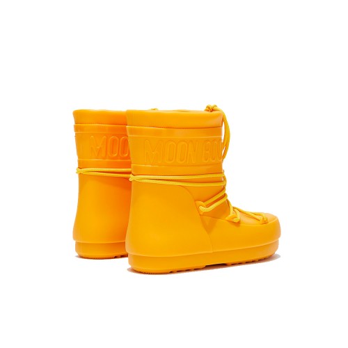 Stivali di gomma bassi Moon Boot RAINBOOT LOW 24600200 colore giallo/senape