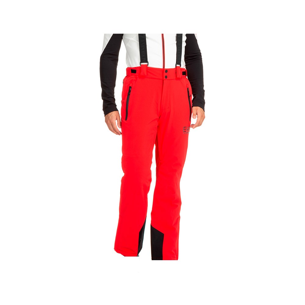 Pantaloni da sci, EA7 Emporio Armani, modello 6LPP25 PN44Z, in rosso