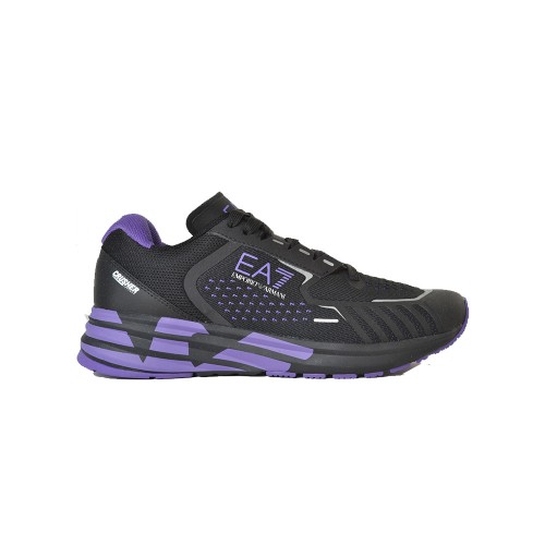 Sneakers EA7 Emporio Armani X8X094 XK239 Color Negro y Lila