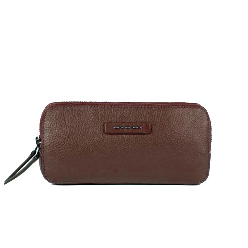 Leather Handbag Piquadro AC2141MOS/TM Color Brown