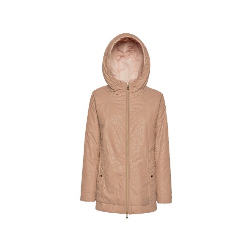 Reversible jacket, Geox W2620M Doralea model, in beige and pink color