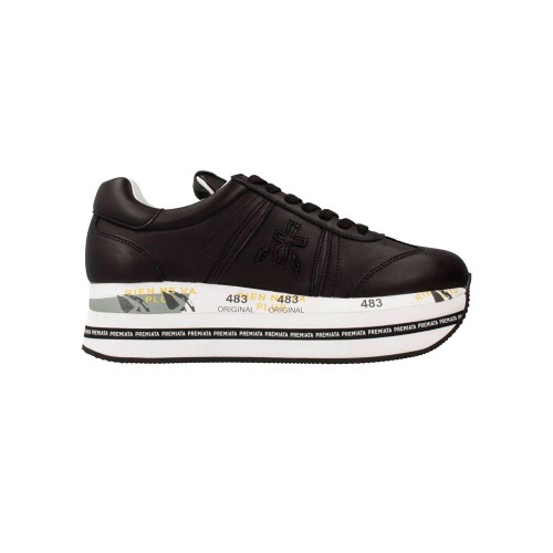Sneakers de Piel Premiata BETH 4039 Color Negro