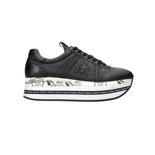Sneakers de Piel Premiata BETH 3873 Color Negro
