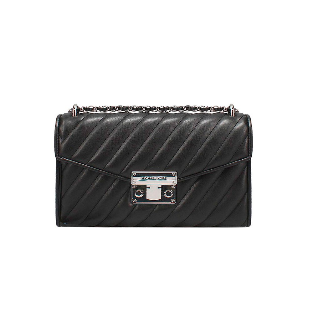 Leather Bag, Michael Kors, Rose 35TOSXOL2U model, in black