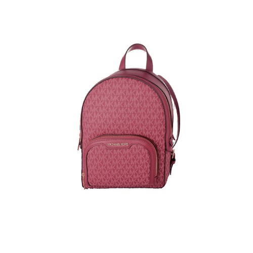 Small Backpack Michael Kors Jaycee 35T2G8TB1B Color Wine with Logos