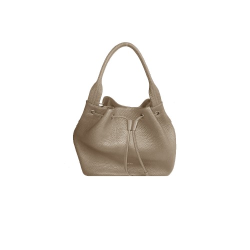 Leather Bag DKNY R161306 Tribeca Color Khaki / Brown