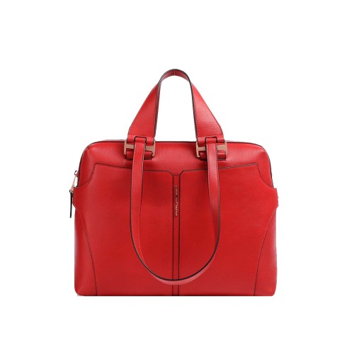 Leather Bag / Briefcase Piquadro CA6130S126/R Color Red