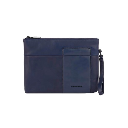 Leather Document Holder Piquadro AC6169S123R/BLU Color Navy
