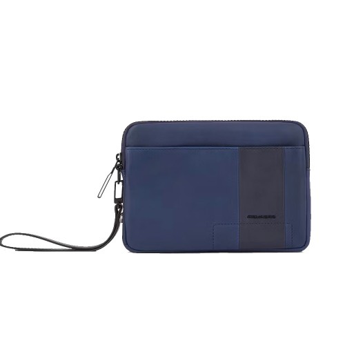 Leather Handbag Piquadro AC5946S123R /BLU Color Navy