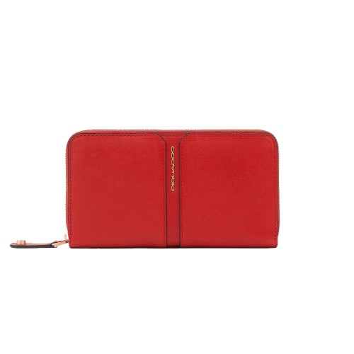 Leather Purse Piquadro PD1515S126R/R Color Red