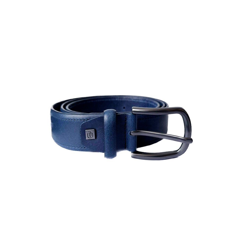 Cintura in pelle, Piquadro, modello CU6298B3/BLU in blu