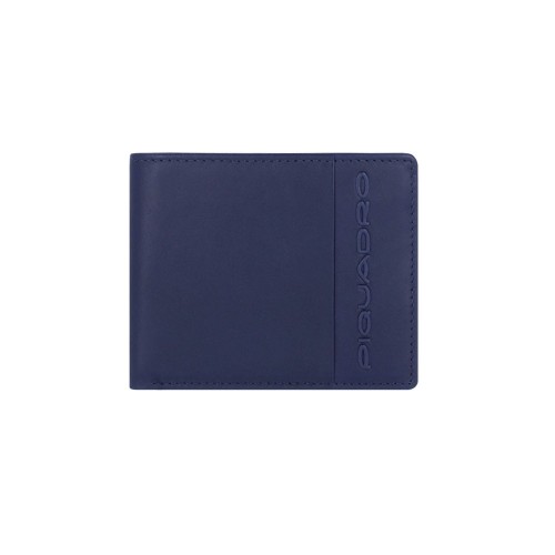 Leather Waller Piquadro PU3891S118R/BLU Color Navy