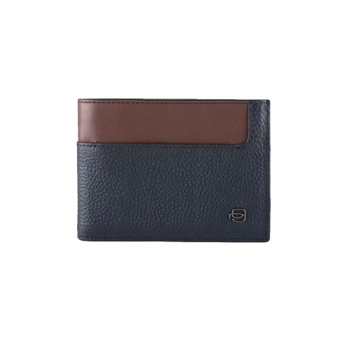 Leather Wallet Piquadro PU1241W83/BLU Color Navy