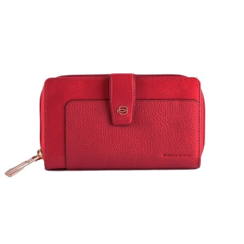 Leather Purse Piquadro PD1354S97R/R Color Red
