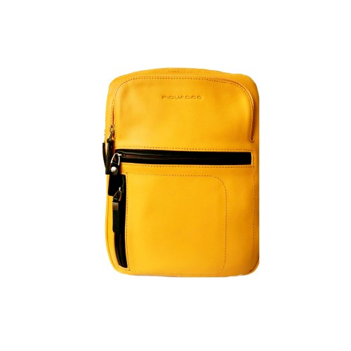 Leather Shoulder Bag Piquadro CA1358S80/G Color Mustard