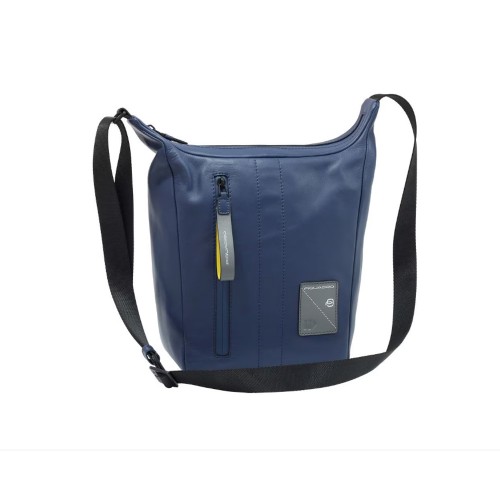 Leather Shoulder Bag Piquadro CA4797W97/BLU Color Navy
