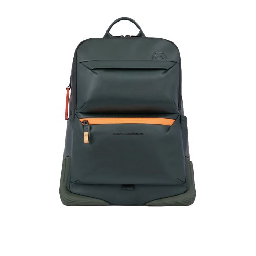 Leather Backpack Piquadro CA5856C2OP/VE Color Green