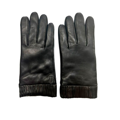 Leather Gloves Hugo Boss Gilolo 50415341 Color Black