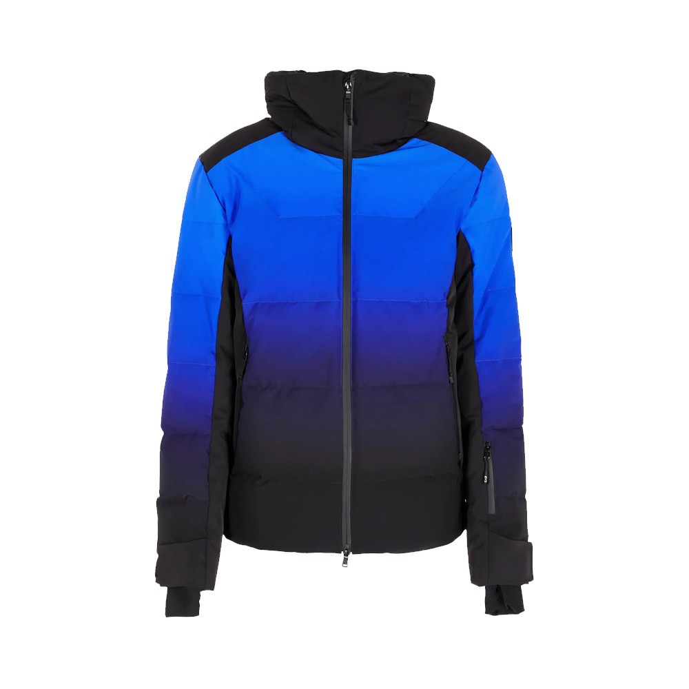 Technical Ski jacket EA7 Emporio Armani 6RPG06 PNCJZ in blue and black