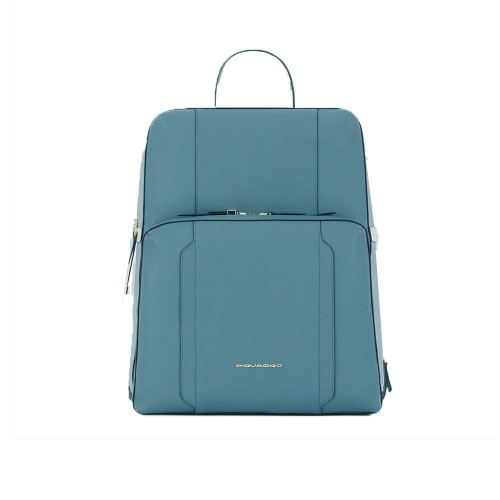 Leather Bacpack Piquadro CA6216W92/AVGR Color Blue and...
