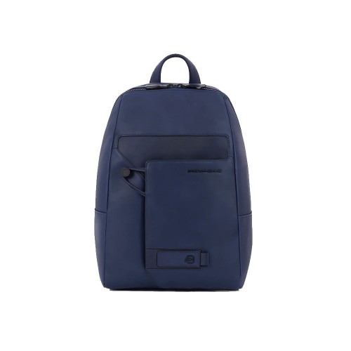 Leather Backpack Piquadro CA5986W119/BLU Color Navy
