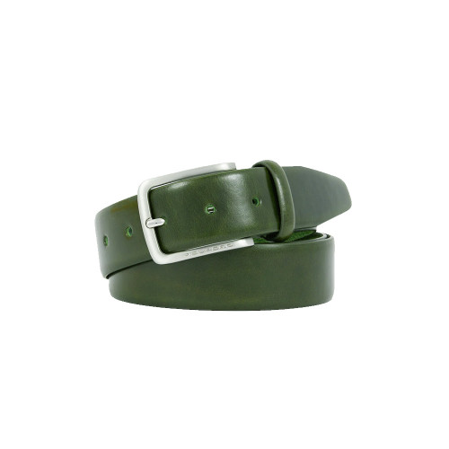 Cinturón de Piel Piquadro CU4212C56/VE4 Color Verde