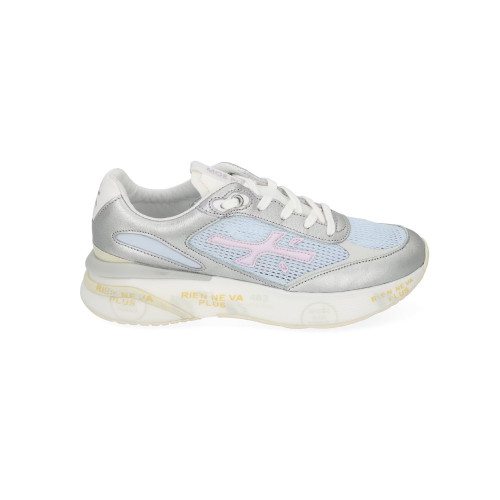 Sneakers Premiata MOERUND 6735 Color Silver and Light Blue