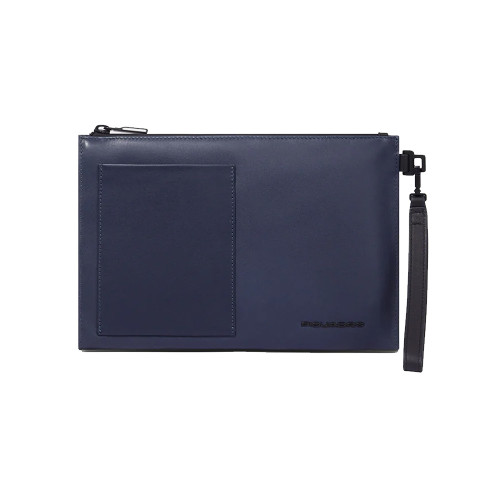Leather Handbag Piquadro AC6367S130/BLU Color Navy