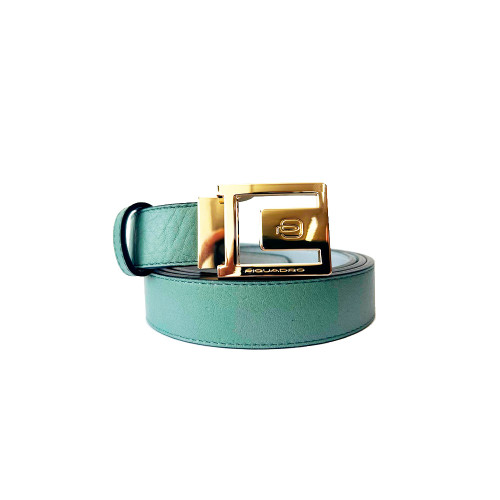 Cinturón de Piel Piquadro CU6180W92/VEVE Color Verde