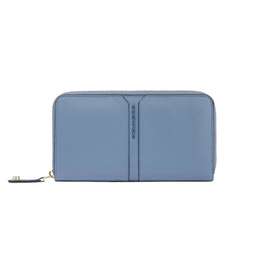 Leather Wallet Piquadro PD1515S126R/BLU Color Blue