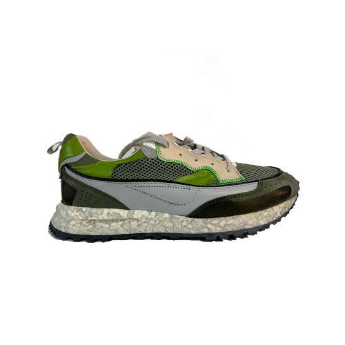 Sneakers Hidnander Threedome 614 Color Fluor y Verde