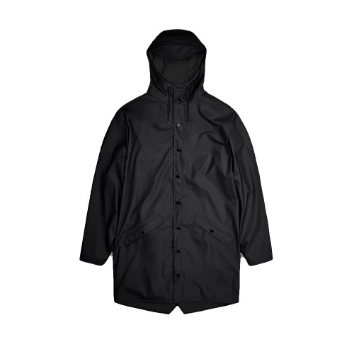 Impermeabile Unisex RAINS 12020 Long Jacket Colore Nero