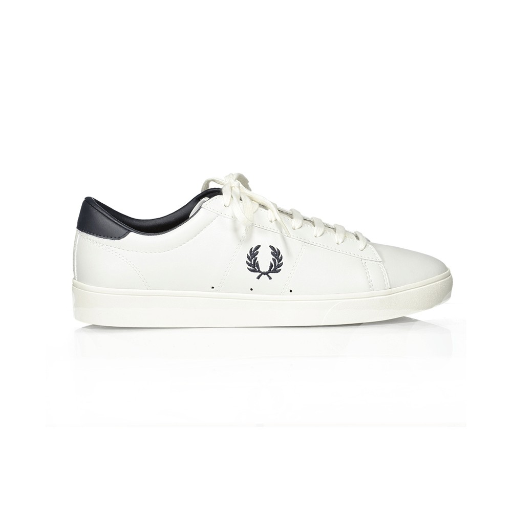 Leather sneakers, Fred Perry, model B7521U Spencer, colour white
