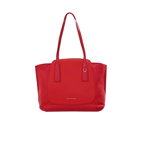 Leather Bag Piquadro BD4958S109/R Color Red